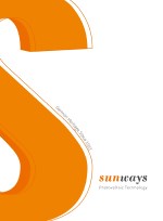 Sunways Brochure EN